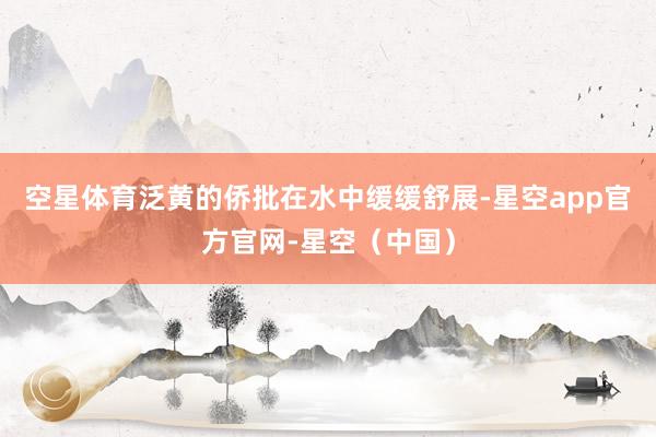 空星体育泛黄的侨批在水中缓缓舒展-星空app官方官网-星空（中国）